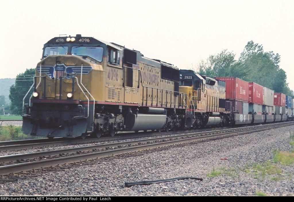 Eastbound stack train